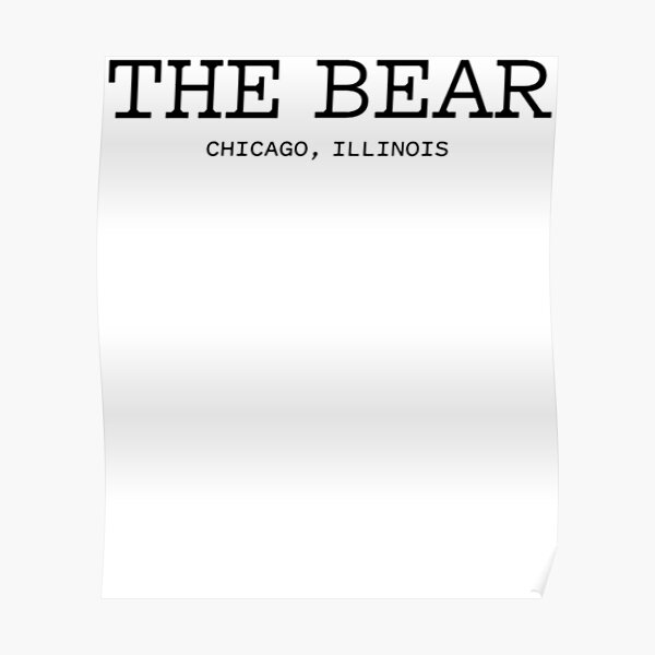 The Bear TV Poster RB2709 product Offical the bear Merch