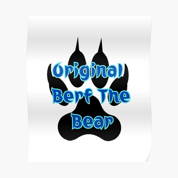 Original Berf The Bear Poster RB2709 product Offical the bear Merch