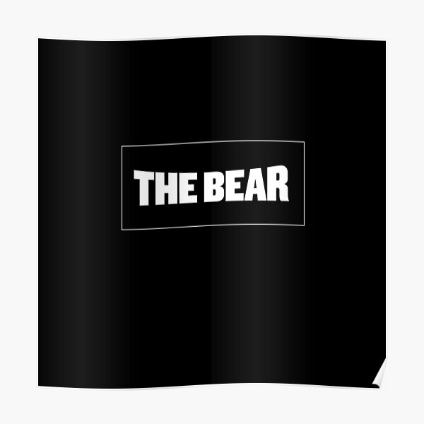 the bear logo Poster RB2709 product Offical the bear Merch