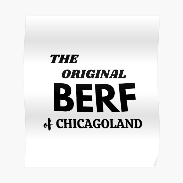 The Bear show "The Berf" Poster RB2709 product Offical the bear Merch