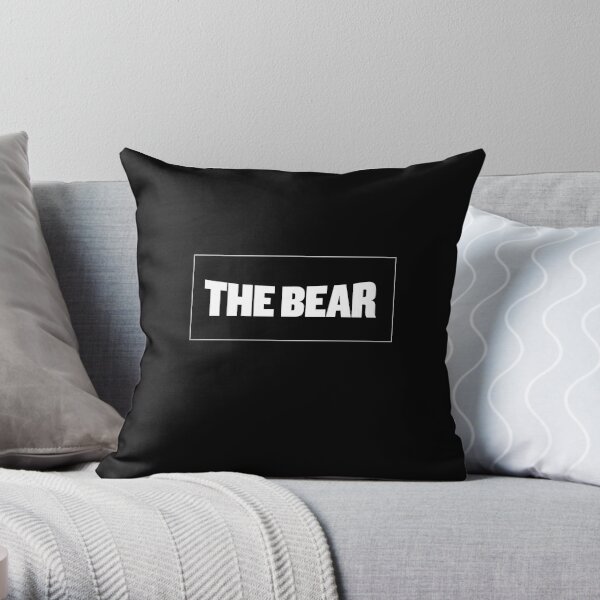 the bear logo Throw Pillow RB2709 product Offical the bear Merch